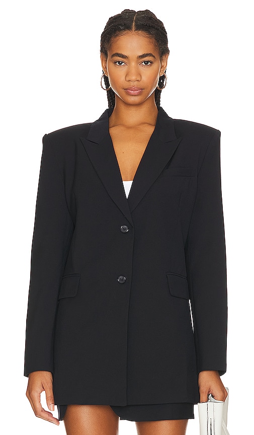 Shop Mother Of All Amelia Jacket In Navy Blue