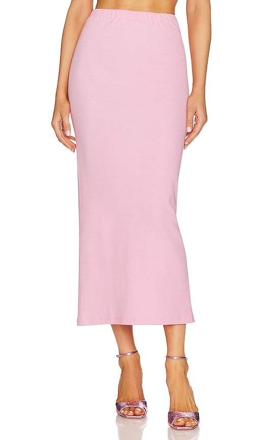 Mother Of All Antonia Skirt In Baby Pink