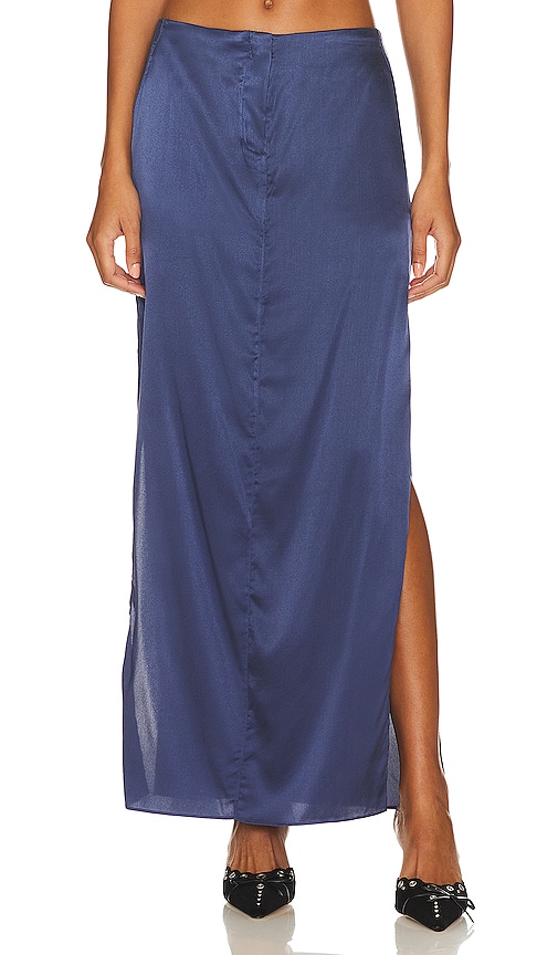 Mother of All Rylie Skirt in Navy Blue
