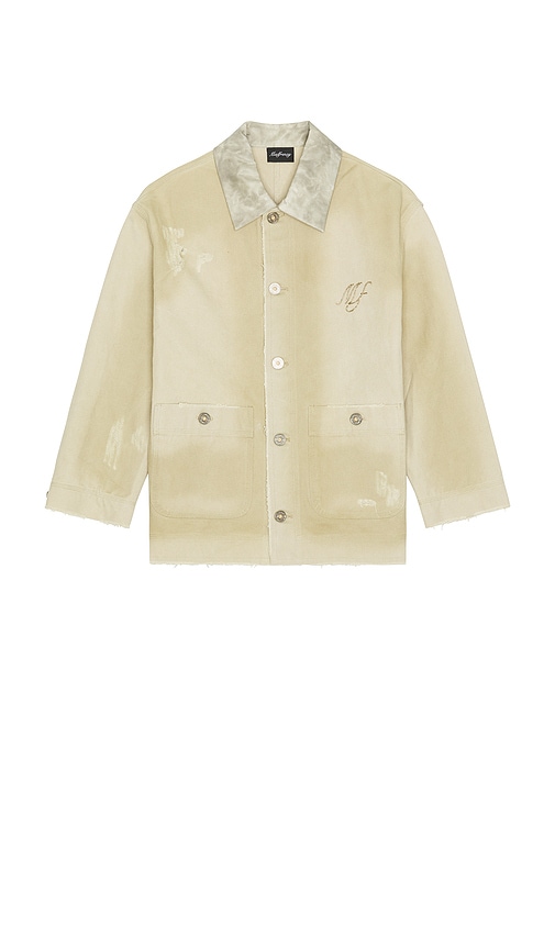 Work Jacket in Beige. - size L (also in M, S, XL/1X) - MADFRENZY - Modalova