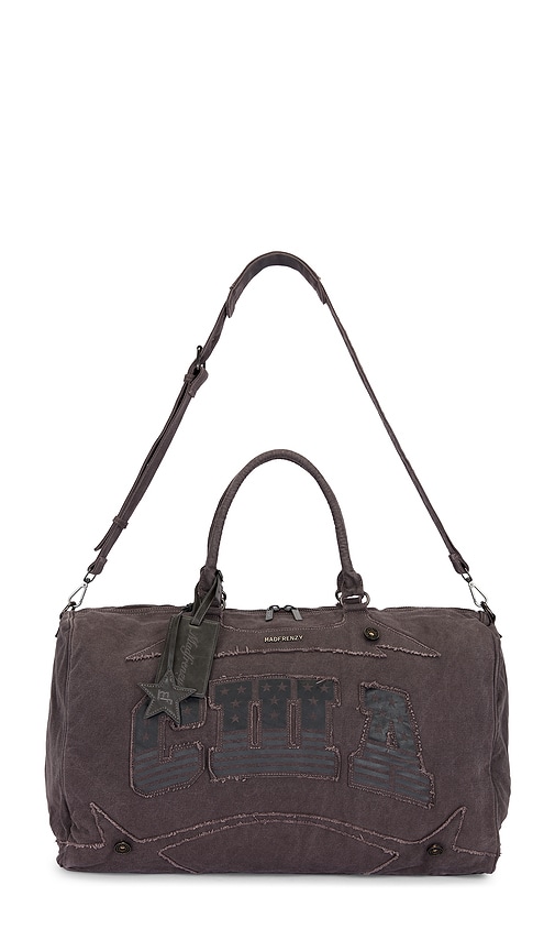 MADFRENZY USA Duffle Bag in Graphite | REVOLVE