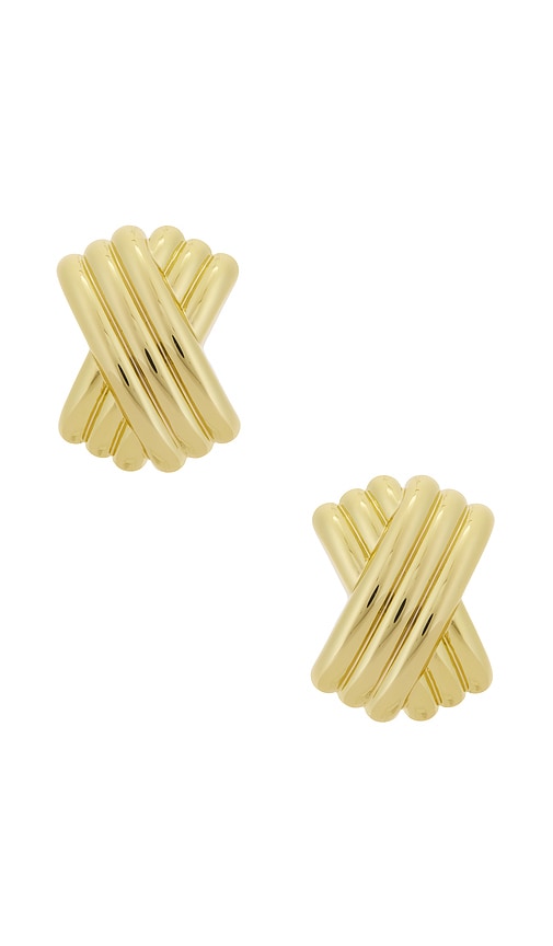 MEGA BOUCLES DOREILLES TRIPLE X en Metallic Gold 197 €