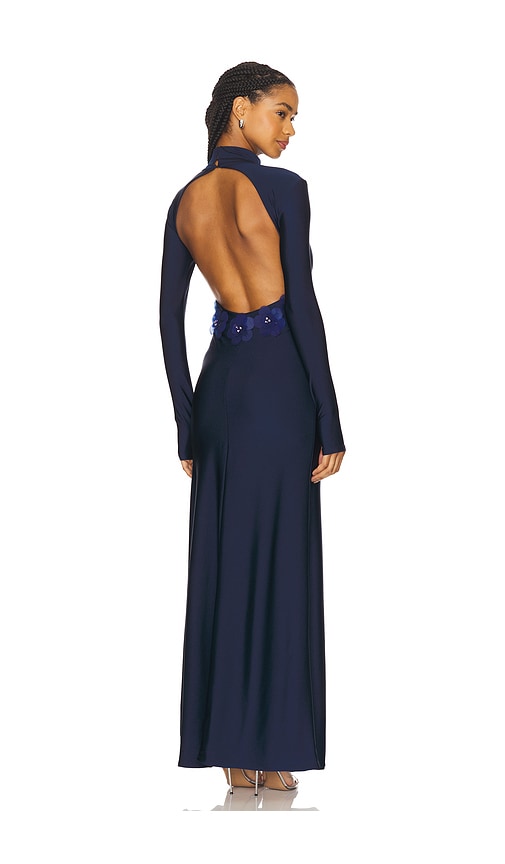Mariandree Gaitan Mariel Dress In Blue