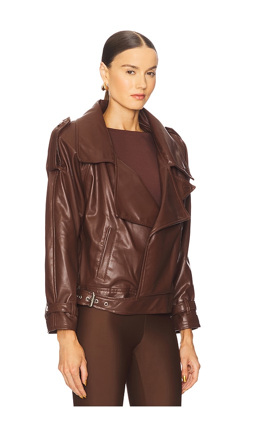  Mariandree Gaitan Giorgia Jacket In Chocolate. Size Xs. Also In S, M, L. 