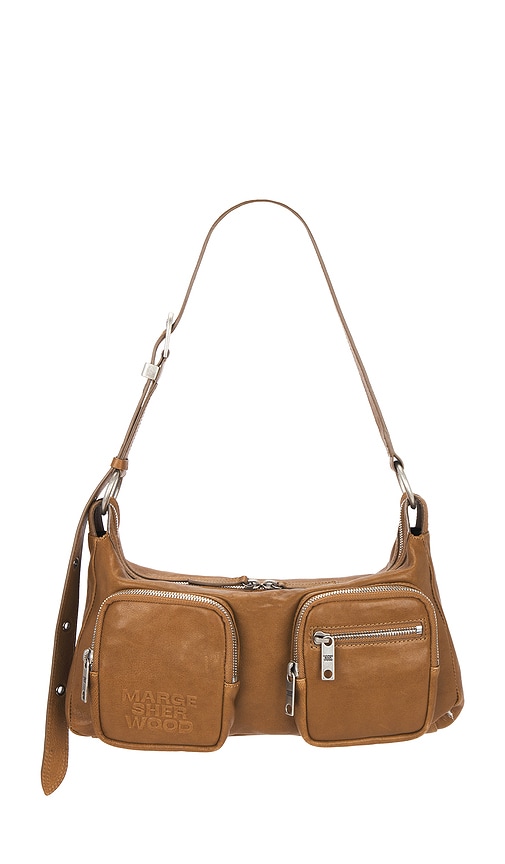 MARGESHERWOOD Outpocket Hobo Bag in Tan.