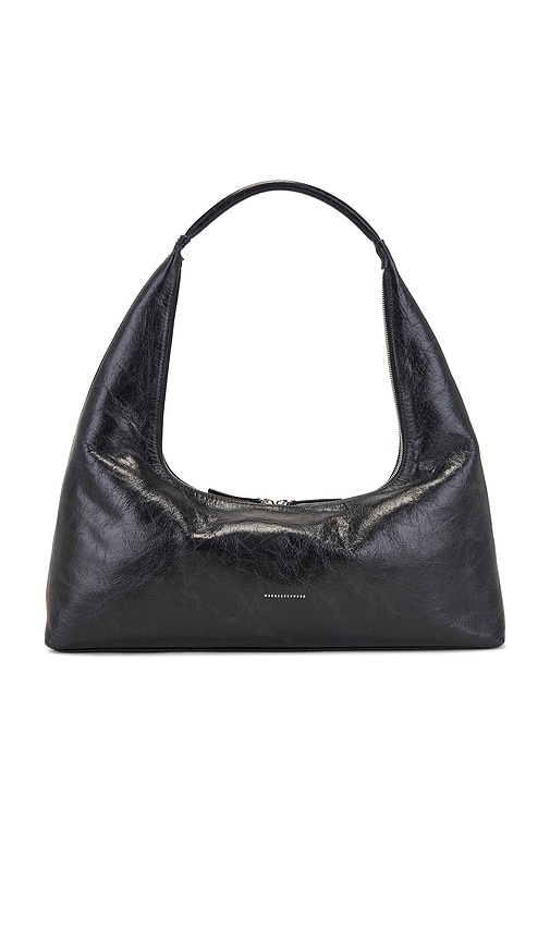[Margesherwood ] / ☆ CITY HOBO EW / black suede MARGESHERWOOD CITY HOBO EW BAG