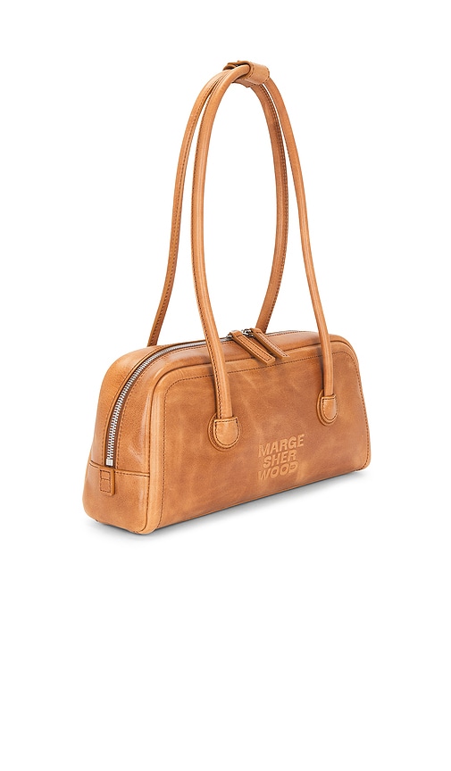  Margesherwood Umhängetasche Soft Baguette In Cognac. 