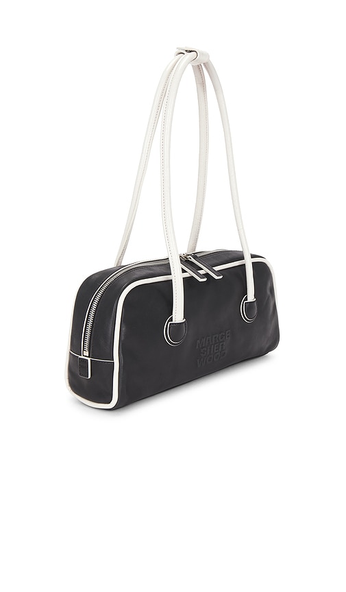  Margesherwood Umhängetasche Soft Baguette In Grey. 