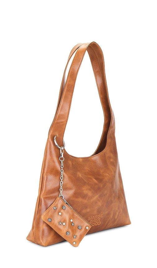  Margesherwood Grosse Hobotasche Halter In Cognac. 