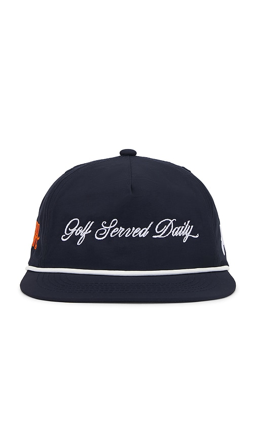 x REVOLVE Golf Served Daily Rope Hat in Blue.