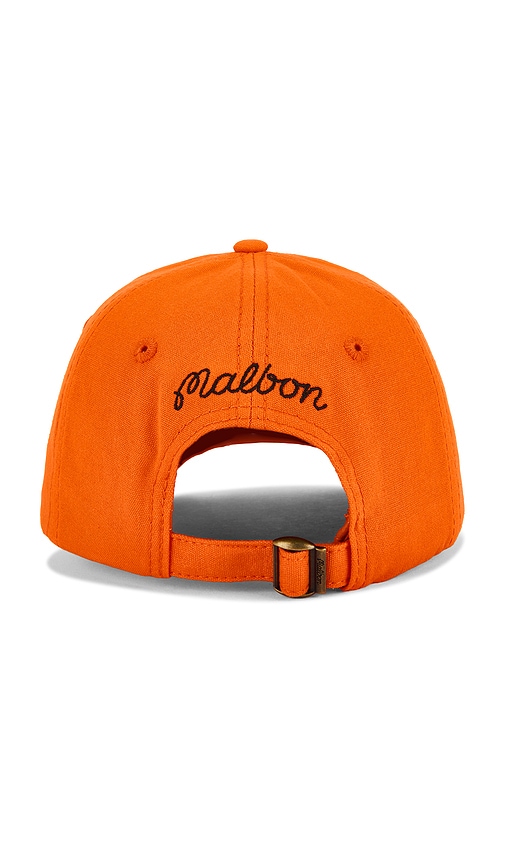 Malbon Waxed Cotton Strapback Hat In Pattern