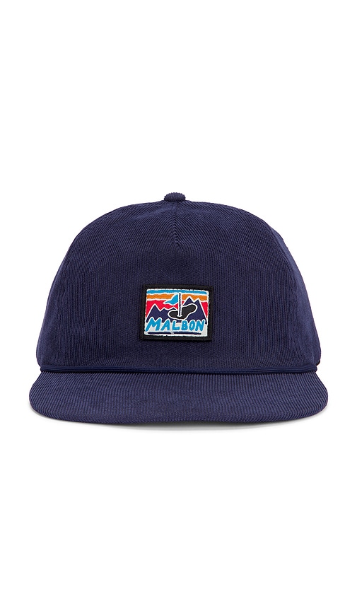 Malbon Golf Glacier Rope Hat in Navy