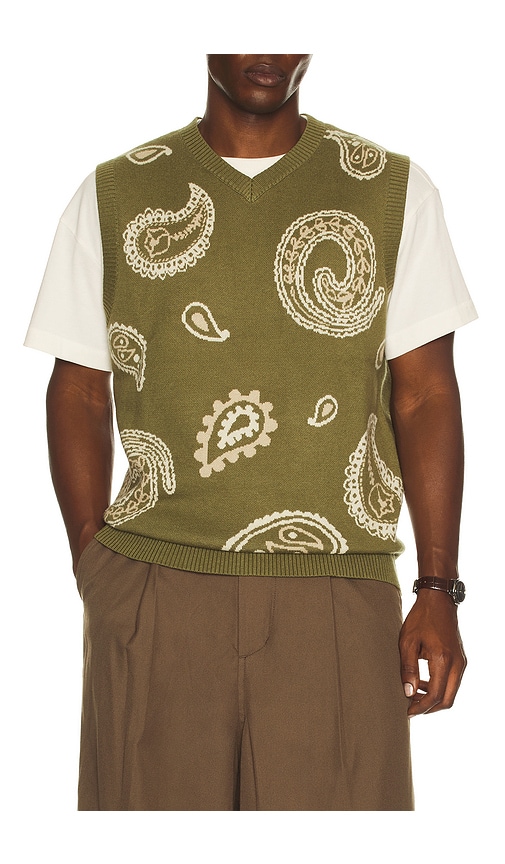 Revolve Paisley Sweater Vest Malbon Golf