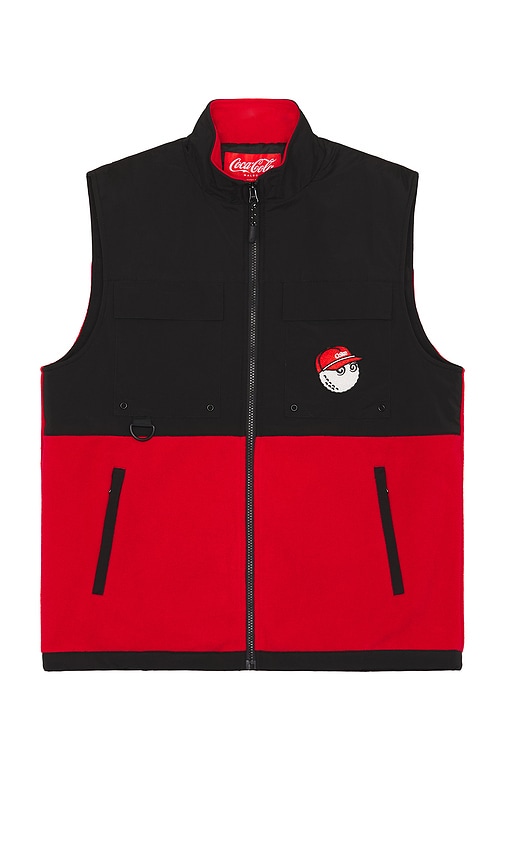 MALBON GOLF X COCA COLA POLAR FLEECE VEST 