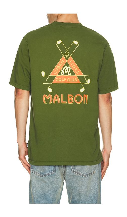 Malbon Bermuda Trinity Tee en Green Taille M Also en S L XL1X 77 €