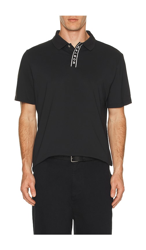 Malbon Block Placket Polo en Black Taille L Also en 121 €