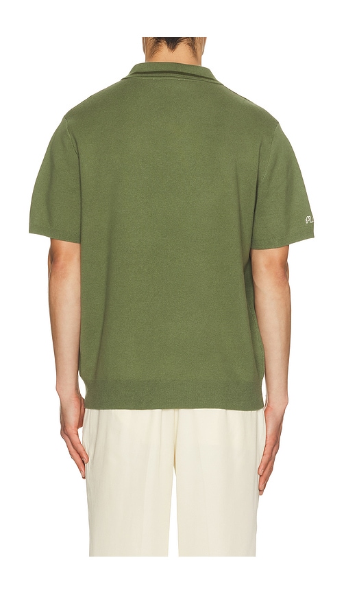  Malbon Polohemd In Olive. Größe M. Also In L, Xl/1x. 