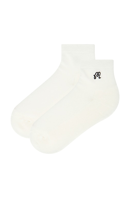 Malbon Capri Ankle Sock In Pattern