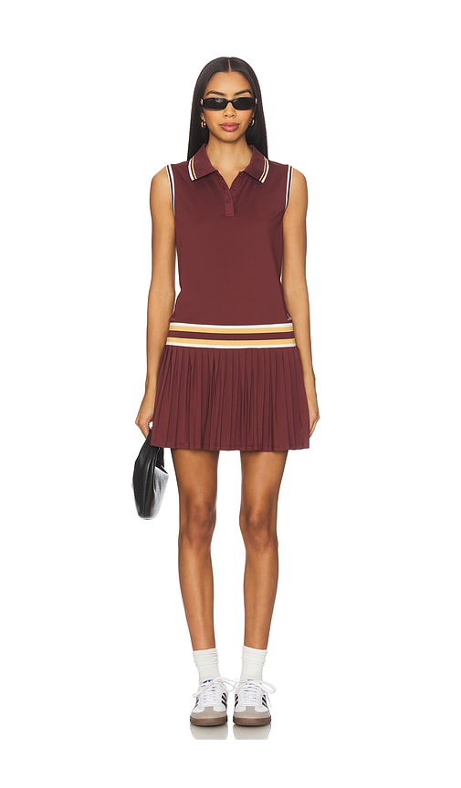 Malbon ROBE BELLA en Burgundy. Taille L. Also en .