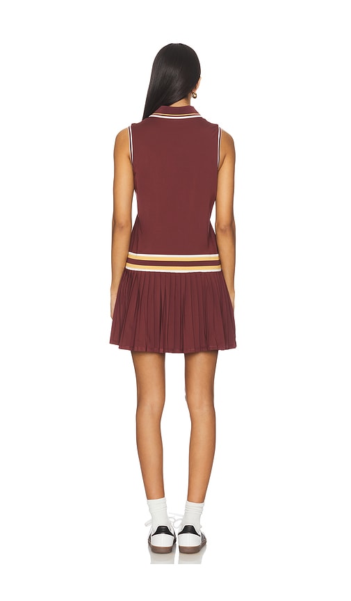  Malbon Kleid Bella In Burgundy. Größe M. Also In Xs. 