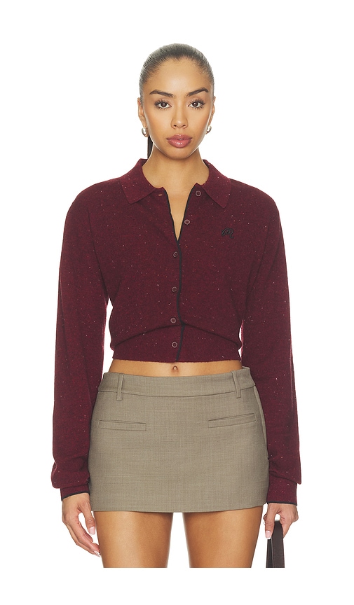 Malbon Strick Sora In Burgundy