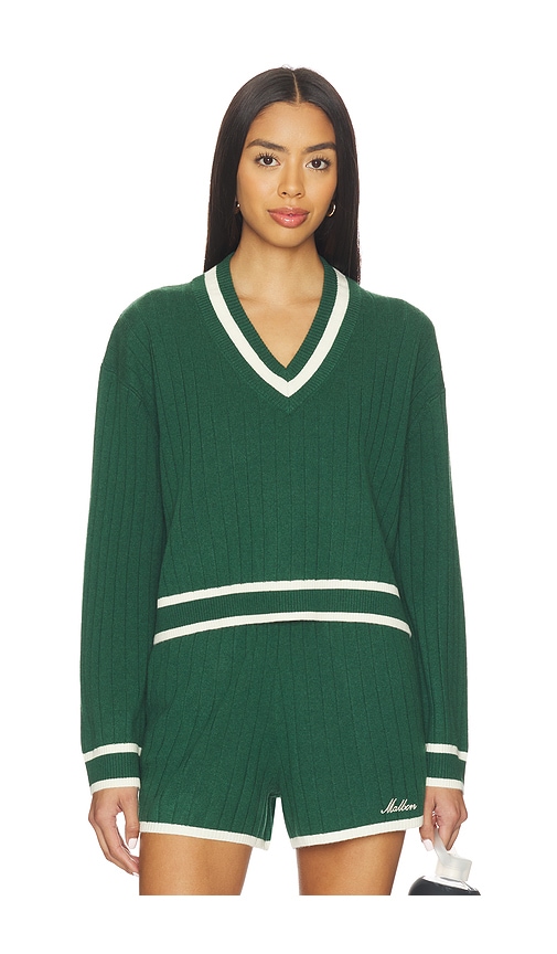 Malbon Golf Willow Sweater In Green