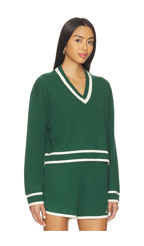 Malbon Golf Willow Sweater In Green