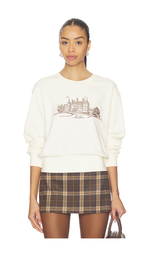 Malbon Golf Abbey Sweatshirt In White