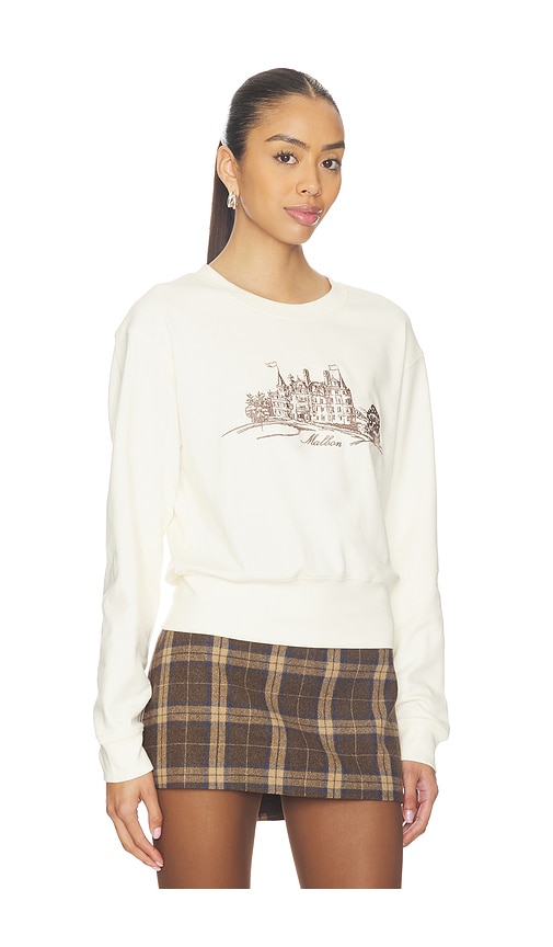 Malbon Golf Abbey Sweatshirt In White