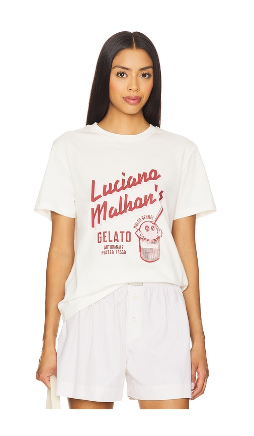 Gelato Tee in White. - size XS (also in L, M, S, XL)