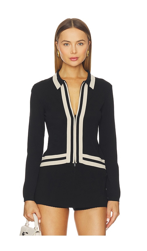 Malbon Golf Daisy Knit Top