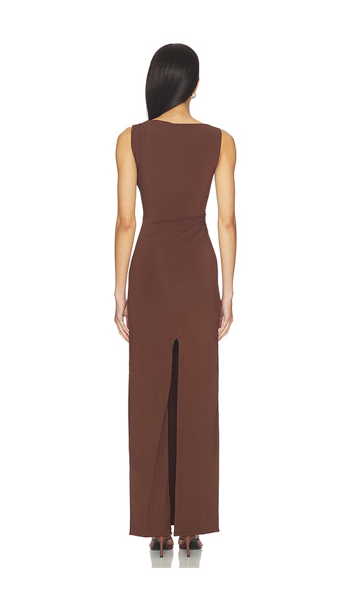  Mimchik Magnolia Gown In Chocolate. Size 0. Also In 6. 