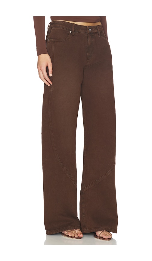 Mimchik Saddle Jean In Brown