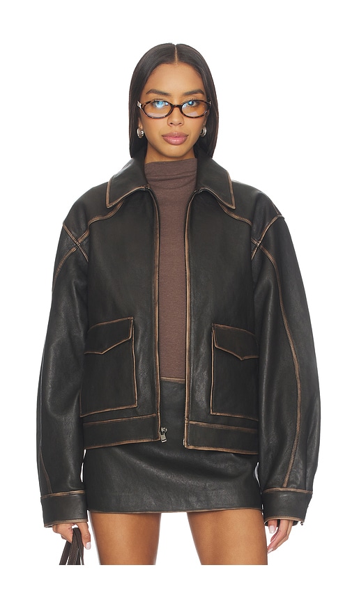Mimchik Pint Leather Jacket