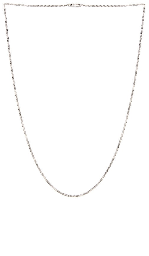 Miansai 2mm Mini Annex Chain Necklace in Polished Silver