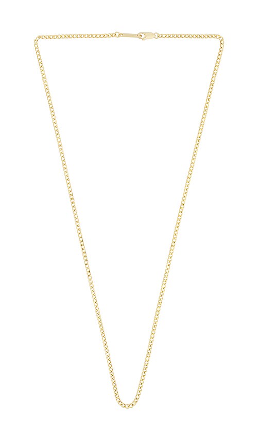 Miansai 3mm Vermeil Cuban Chain in Polished Gold