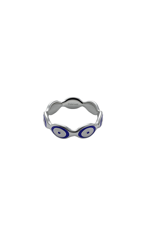 Miansai Blue Eye 반지 In Silver