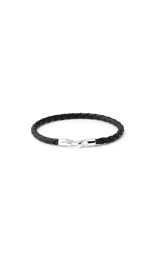 Miansai Ames Leather Bracelet in Black. - size L (also in M)