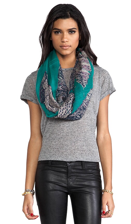 Painted Feathers Scarf