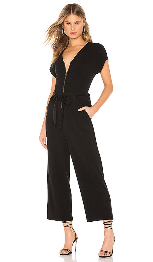 michael stars black jumpsuit