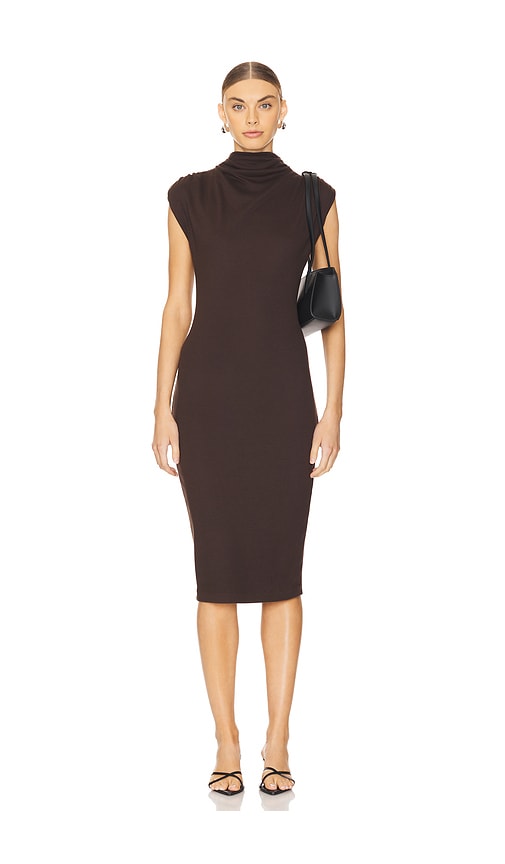 Shop Michael Stars Iolanda Midi Dress In Java