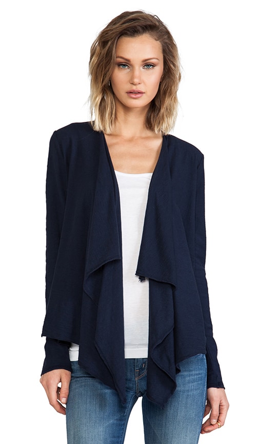 Long Sleeve Cascade Front Cardigan