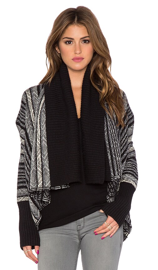 Open Front Blanket Cardigan