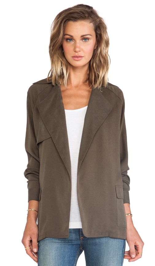 Long Sleeve Belted Trench