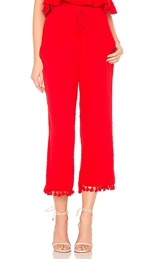Double Gauze Tassel Pant