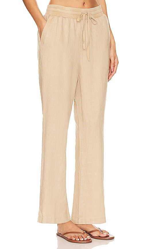 Shop Michael Stars Nolan Pull On Pant In Neutral