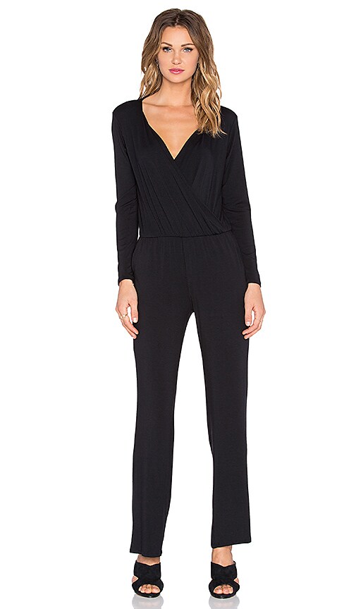 michael stars black jumpsuit