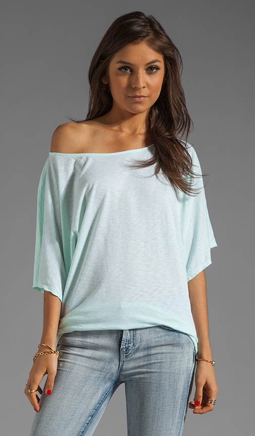 Short Sleeve Off-Shoulder Dolman Top