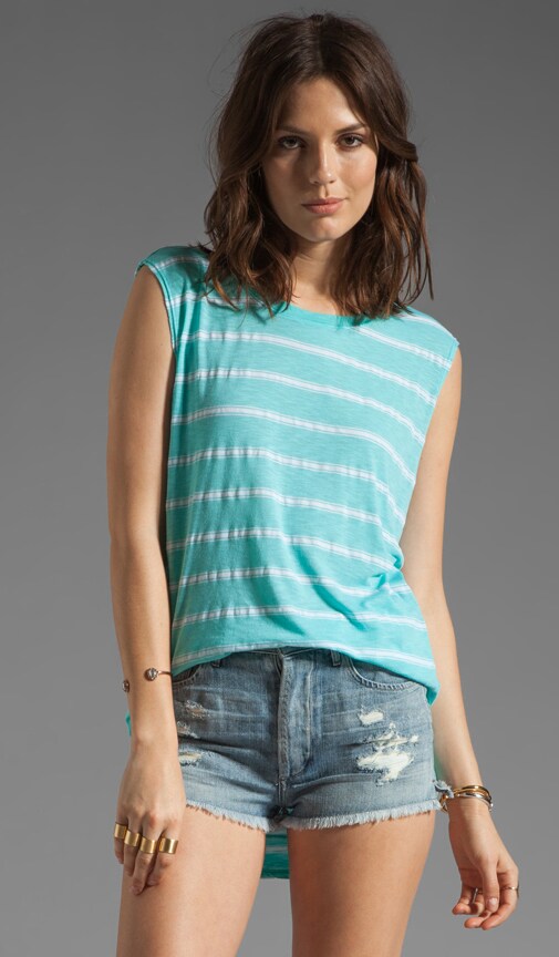 Striped Muscle Tank Hi-Low