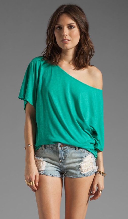 Short Sleeve Off-Shoulder Dolman